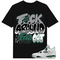 A J 4 Oxidized Green Shirt To Match Sneaker Fuch Around Hoodie, Sweatshirt | GrindPrints.com