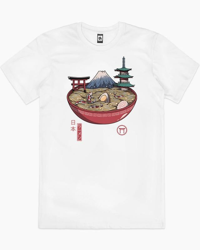 A JAPANESE RAMEN T-SHIRT, Men Summer Fashion Cotton, Cotton Menswear, S to 3XL Soft Top Hoodie, Sweatshirt | GrindPrints.com