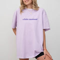 A Little Emotional Tee, Mental Health Graphic T-shirt, Mental Health Awareness Unhinged Shirt, Funny Wifey Tee, Simple...