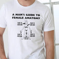 A MANS GUIDE TO FEMALE ANATOMY T Shirt, Unisex Cotton Menswear Stylish Hoodie, Sweatshirt | GrindPrints.com