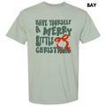 A Merry Little Christmas Comfort Colors T-Shirt 'NLB' Hoodie, Sweatshirt | GrindPrints.com