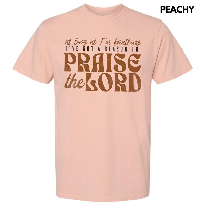 A Reason To Praise Comfort Colors T-Shirt Hoodie, Sweatshirt | GrindPrints.com