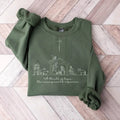 A Thrill Of Hope The Weary World Rejoices Sweatshirt, Christian Christmas Sweatshirt, Nativity Scene Sweater, Christmas...