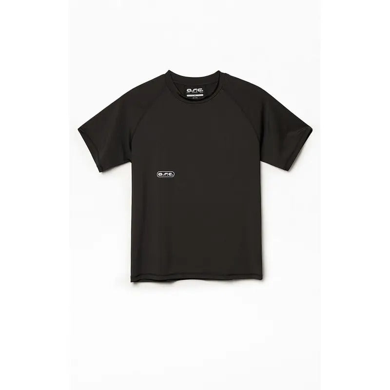 A.R.C. Men's Active Black Raglan Sport T-Shirt Hoodie, Sweatshirt | GrindPrints.com