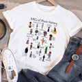 ABCs of Black American History Month T-shirts, Famous African American Icons Historical Graphic Tee for Men and Women...
