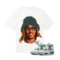 AJ 4 Oxidized Green Unisex Shirt , Futureee Shirt To Match Sneaker Hoodie, Sweatshirt | GrindPrints.com