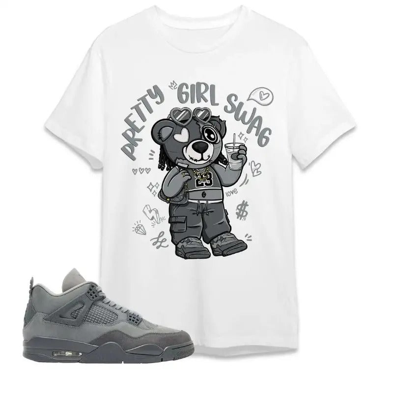 AJ 4 Pari Unisex T-Shirt, Pretty Girl Swag BER, Shirt To Match Sneaker Hoodie, Sweatshirt | GrindPrints.com