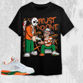 AJ 5 MAM Hurricanes Unisex T-Shirt, Trust No One Friday Tees, Shirt To Match Sneaker color Black Hoodie, Sweatshirt