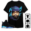 AJ 6 Aqua Unisex T-Shirt, Tee, Sweatshirt, Hoodie, Hussle Head, Shirt To Match Sneaker | GrindPrints.com