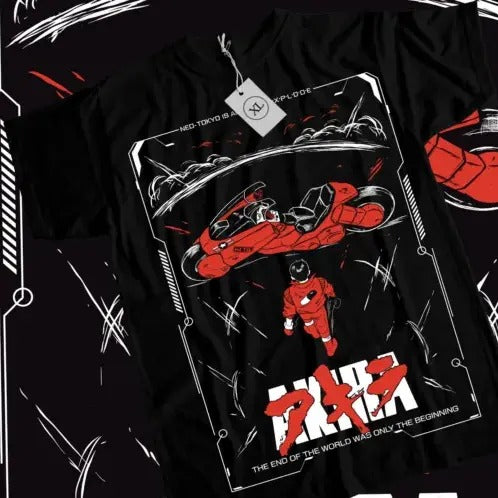 AKIRA T-Shirt Manga Anime Kaneda Tetsuo Katsuhiro Otomo Neo Tokyo Tee All Size Hoodie, Sweatshirt | GrindPrints.com