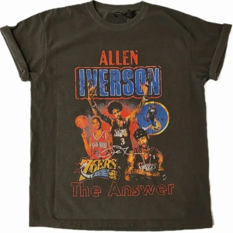 ALLEN IVERSON Style Premium designer mens shirts Hoodie, Sweatshirt | GrindPrints.com