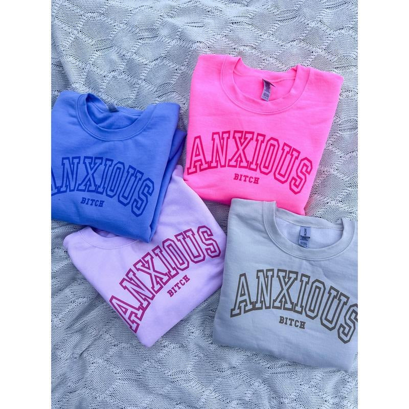 ANXIOUS COLOR PULLOVER C.O.C. T-Shirts, Hoodie, Sweatshirt | GrindPrints.com