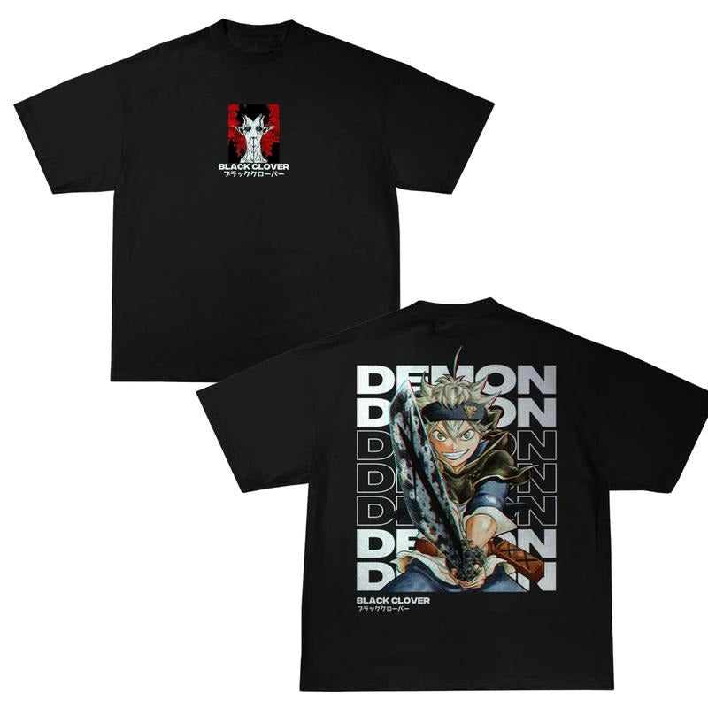 ASTA BLACK CLOVER VER 1 VINTAGE T-SHIRT, ASTA BLACK CLOVER SHirt, ASTA BLACK CLOVER Shirt, ASTA BLACK CLOVER Merch, Anime...
