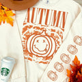 AUTUMN 'Pumpkin Rock' Sweatshirt, Sleeve Print T-Shirts, Hoodie | GrindPrints.com