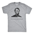 Abraham Lincoln T Shirt Not a Fan of the Theater Funny T shirt Novelty Graphic Mens Funny T Shirts Cool Tees Soft Stylish...