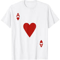 Ace of hearts Blackjack Cards Poker 21 A T-Shirt made in usa Hoodie, Sweatshirt | GrindPrints.com