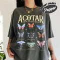 Acotar Butterflies Comfort Colors Shirt, Velaris The Night Court Tee,Acotar Give Me Butterflies T Shirt, Give For Book...