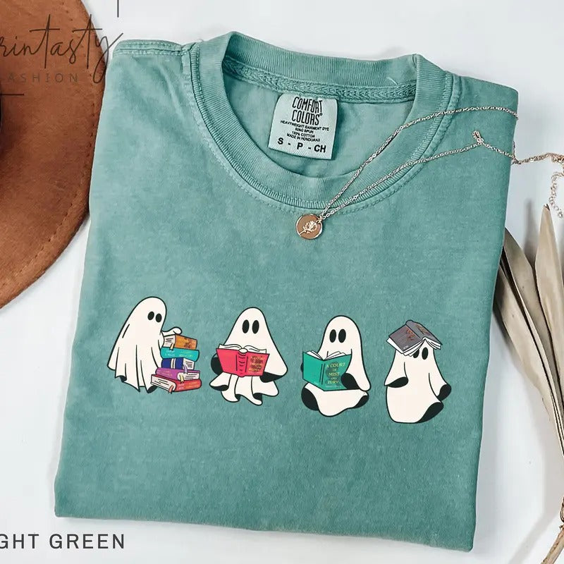 Acotar Ghost Comfort Colors, Acotar tshirt, Bookish ghost Tshirt, Throne of Glass, SJM Book Reader, SJM tee, Book Ghosts...