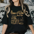 Acotar House Of Wind Book Club Shirt | Night Court Velaris House Of Wind Library Sarah J Maas Throne Of Glass, Valkyrie...