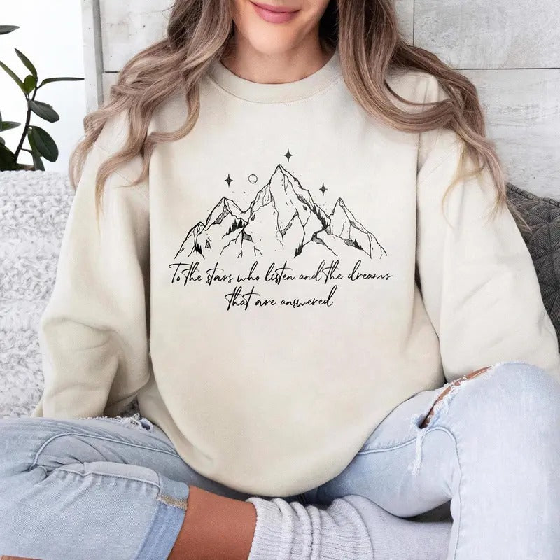 Acotar Night Court Sweatshirt, City of Starlight Sweater, ACOTAR Sweatshirt, Acotar Merch, SJM Merch Shirt, To The Stars...
