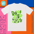 Empowerment Tee |   'Don't Stop' Embossed Gold |   Daily/Street/Active Wear Hoodie, Sweatshirt | GrindPrints.com
