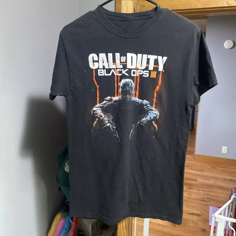 Activision Call Of Duty Black Ops 3 Promo Black T-Shirt Hoodie, Sweatshirt | GrindPrints.com