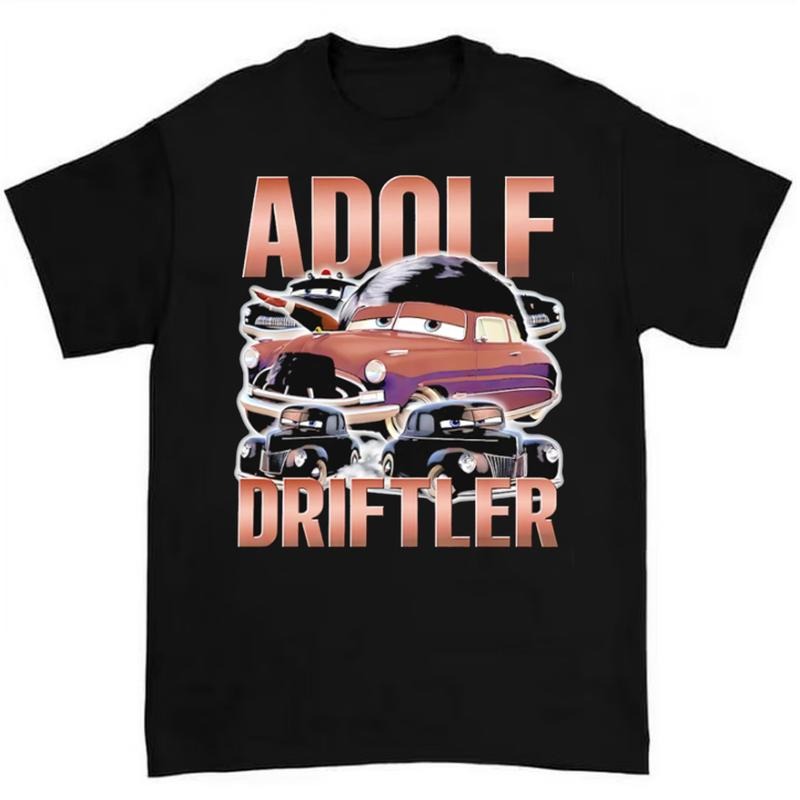 Adolf Driftler Cartoon T Shirt Bold and Quirky Design for Animation Fans Hoodie, Sweatshirt | GrindPrints.com