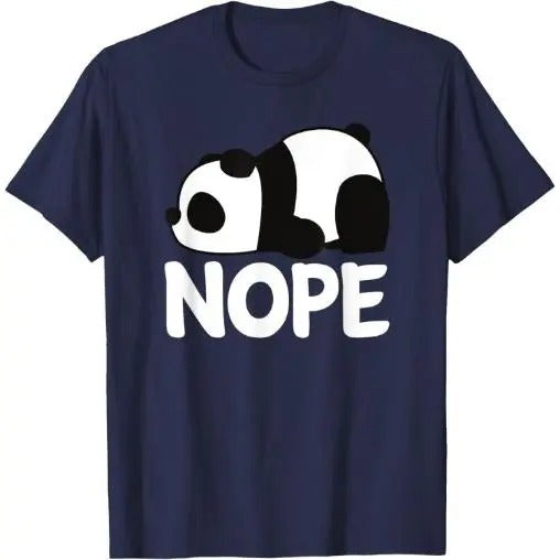 Adorable Animal Tired Sleeping Nope Cute Panda Bear Graphic T-Shirt Hoodie, Sweatshirt | GrindPrints.com