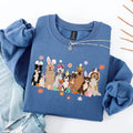 Adorable Dogs, Easter, Bunny, Jesus, Rabbit, Holiday Sweatshirt, Crew Neck, Women's, Crewneck T-Shirts, Hoodie