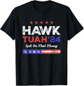 Adult Humor Shirts, Funny Hawk Tuah 24 Spit On That Thang T-Shirt Top