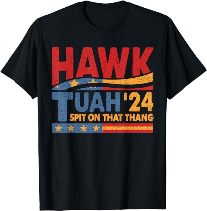 Adult Humor Shirts, Hawk Tuah 24 Spit on that Thang T-Shirt Classic Unisex Casual Cotton Hoodie, Sweatshirt | GrindPrints.com