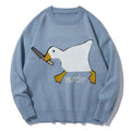 Aelfric Eden Cute Murder Goose Pattern Knit Sweater T-Shirts, Hoodie, Sweatshirt | GrindPrints.com