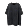 Aelfric Eden Oversized Washed Cotton T-Shirt Baggy Fashion Vintage Top Streetwear Black Soft men's t shirts Hoodie,...