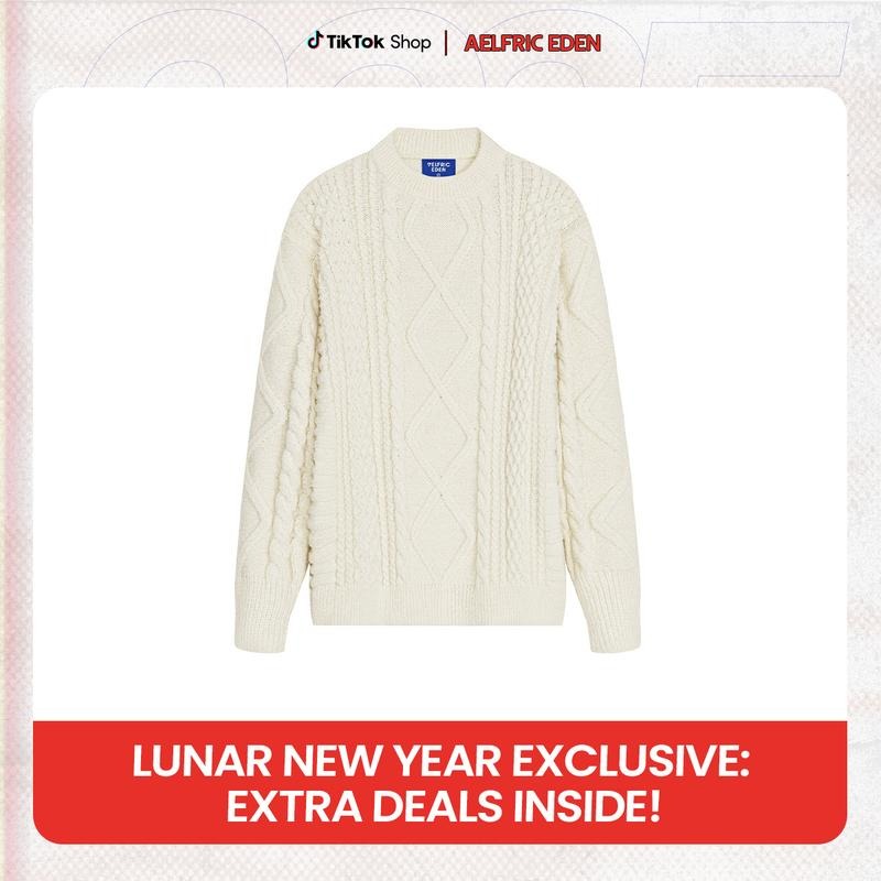 Aelfric Eden Retro 90s Knit Sweater - Classic Design with Round Sleeves and Comfortable Fit T-Shirts, Hoodie, Sweatshirt