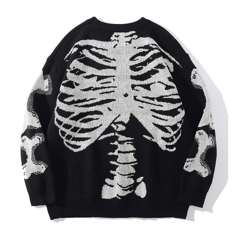 Aelfric Eden Skeleton Pattern Knit Sweater T-Shirts, Hoodie, Sweatshirt | GrindPrints.com