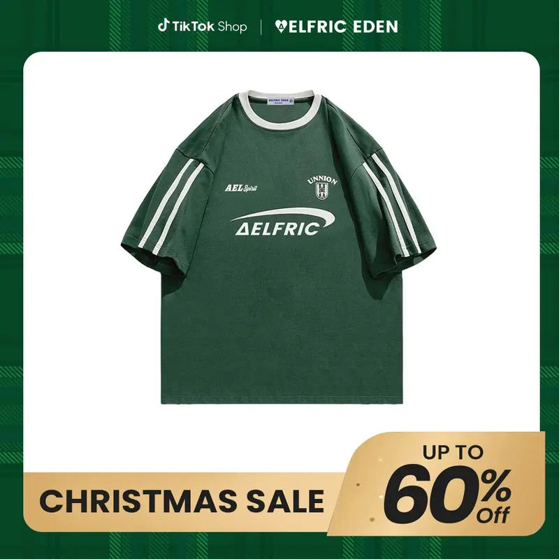Aelfric Eden Star Emblem Letter Print Tee Hoodie, Sweatshirt | GrindPrints.com