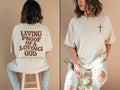 Aesthetic Christian Shirt For Men Christian Apparel Brown Jesus T-Shirt Christian Streetwear Clothing Bible Verse T Shirt...