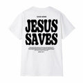 Aesthetic Jesus Saves Shirt, Shirt for Men Jesus Apparel Christian, Summer Outfits 2024, Streetwear Clothing Bible Verse...