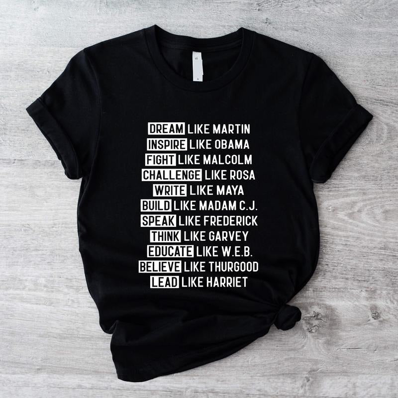 African American Activists Shirt, Black History Month T-shirt, Afro American Tee For Men, Gift For Afro Women. Hoodie,...