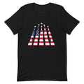 Airplane Jet Fighter 4th of July USA T- Shirt, USA Flag T-shirt, American Flag T-Shirt for Men and Women, American Flags...