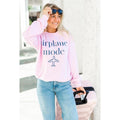 'Airplane Mode' Travel Vacation Sweatshirt Women Pullover T-Shirts, Hoodie | GrindPrints.com