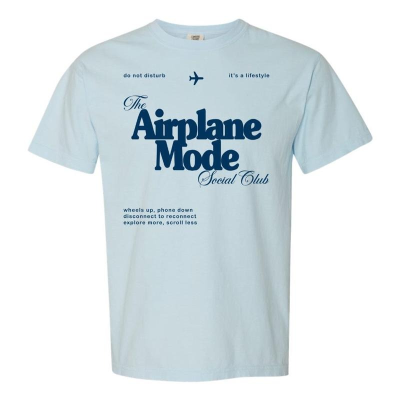 'Airplane Mode Social Club' T-Shirt Hoodie, Sweatshirt | GrindPrints.com
