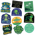Alien Sticker Extra Large Stickers for Adults Funny Adhesives with Memes Sarcastic  Funny Space  Multi T-Shirts, Hoodie,...