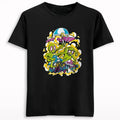 Alien on psychedelic mushroom T-shirt Gift For Her,Him- graphic tee Menswear Top Tshirt Hoodie, Sweatshirt | GrindPrints.com