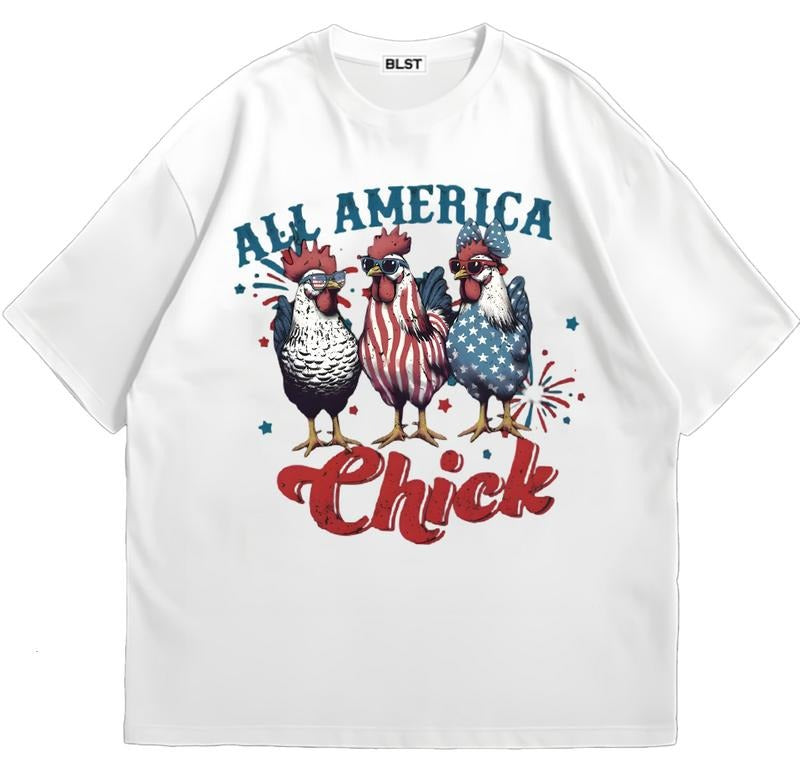 All America Chick American 4th July Unique Everyday T-Shirts, Hoodie, Sweatshirt
