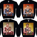 All Football Teams Step Brothers Crewneck Sweatshirt, Sweater for Football Fans T-Shirts, Hoodie | GrindPrints.com