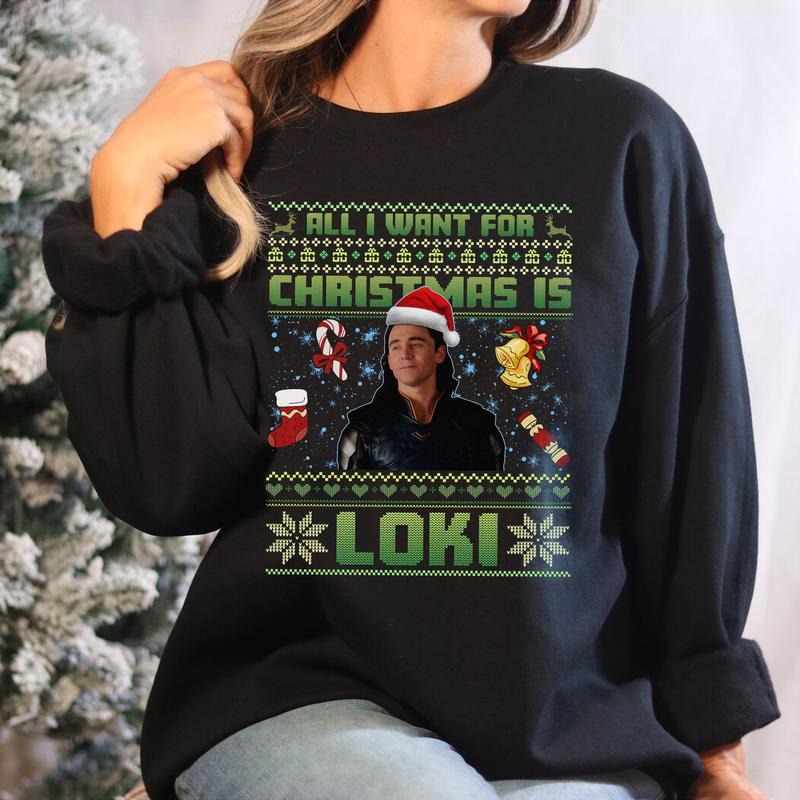 All I Want For Christmas Sweatshirt T-Shirts, Hoodie | GrindPrints.com