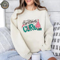 All I want for Christmas is a Cure , Breast Cancer Awareness Christmas Shirt, Cancer Awareness , Merry Christmas Hoodie,...