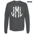 All Paws Monogram Long Sleeve Comfort Colors T-Shirt 'NLB' Hoodie, Sweatshirt | GrindPrints.com