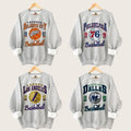 All Team Basketball Vintage 90s Shirts - Retro Crewneck for Basketball Fans Hoodie, Sweatshirt | GrindPrints.com